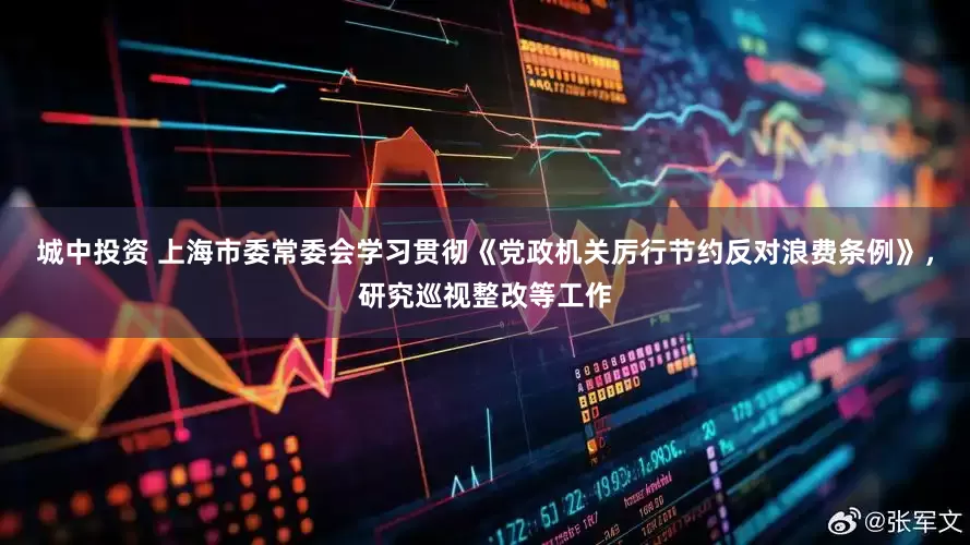 城中投资 上海市委常委会学习贯彻《党政机关厉行节约反对浪费条例》，研究巡视整改等工作